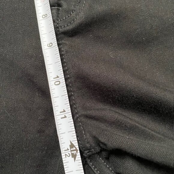 Madewell Women’s Curvy High-Rise Skinny Jeans Size 31 Black Wash Stretch Denim - Picture 6 of 12